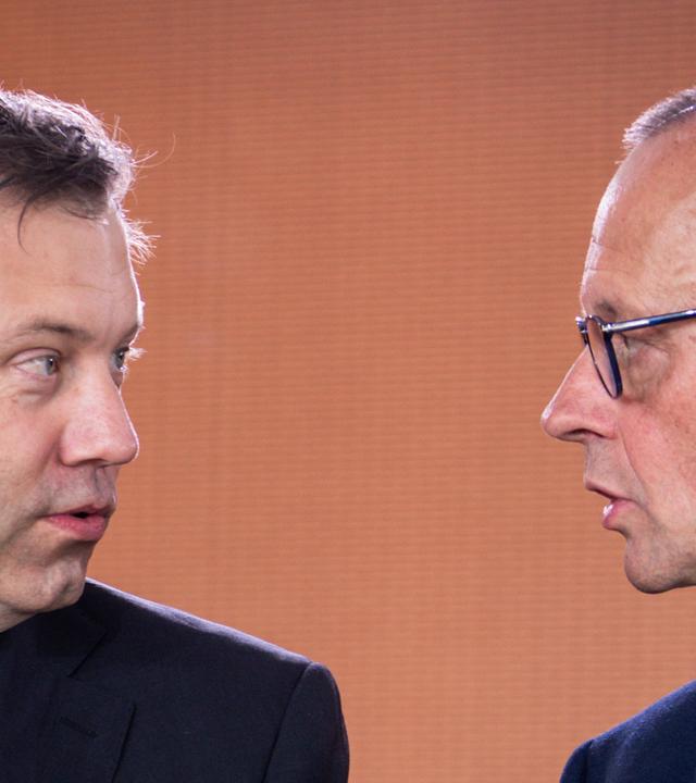Lars Klingbeil und Friedrich Merz