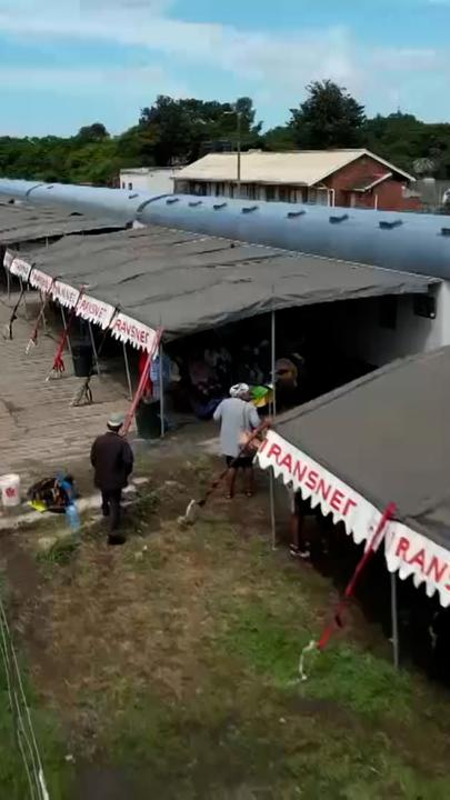 Klinik auf Gleißen in in Südafrika.