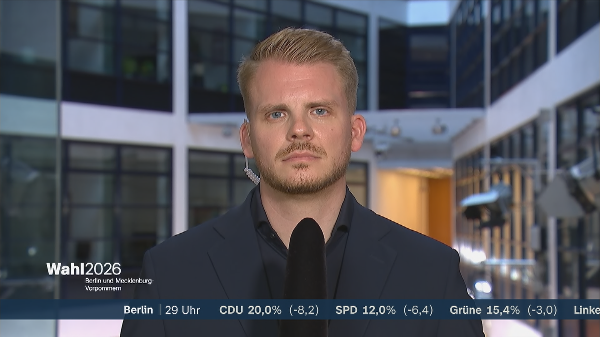 Tim Klüssendorf (SPD)  mit einer Reaktion zu den Wahlen in Mecklenburg-Vorpommern und Berlin.