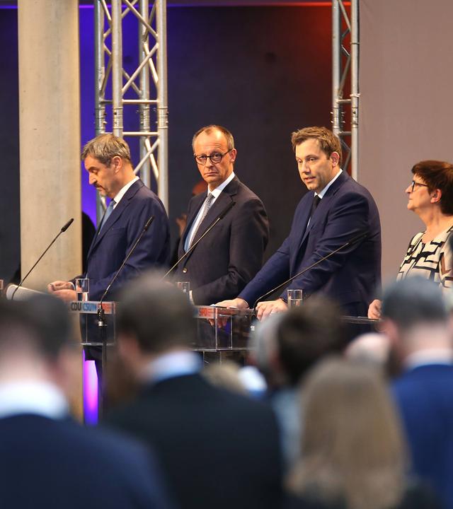 Bekanntgabe Einigung auf Koalition von CDU, CSU und SPD