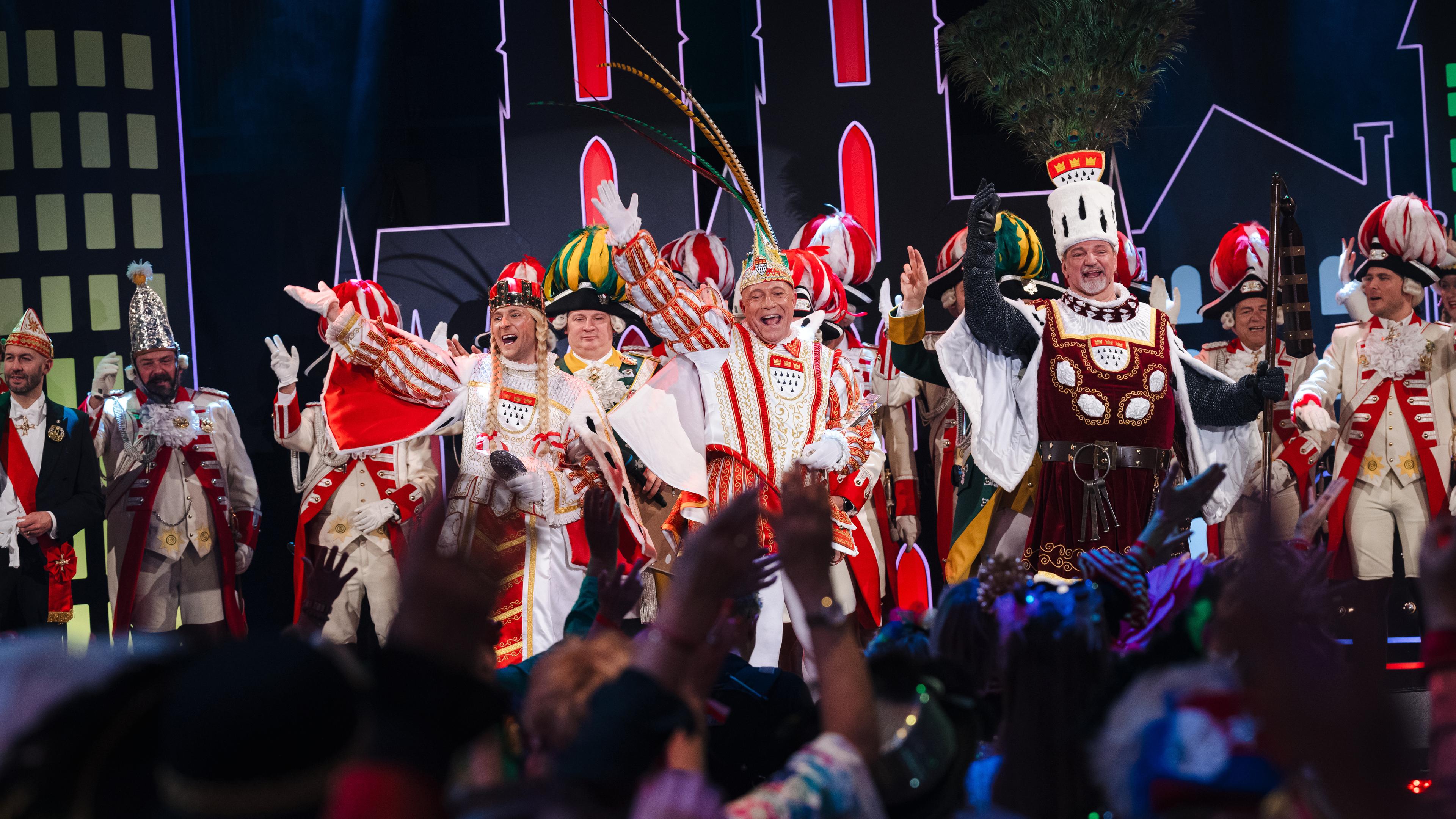 Das Kölner Dreigestirn bei "Kölle Alaaf"