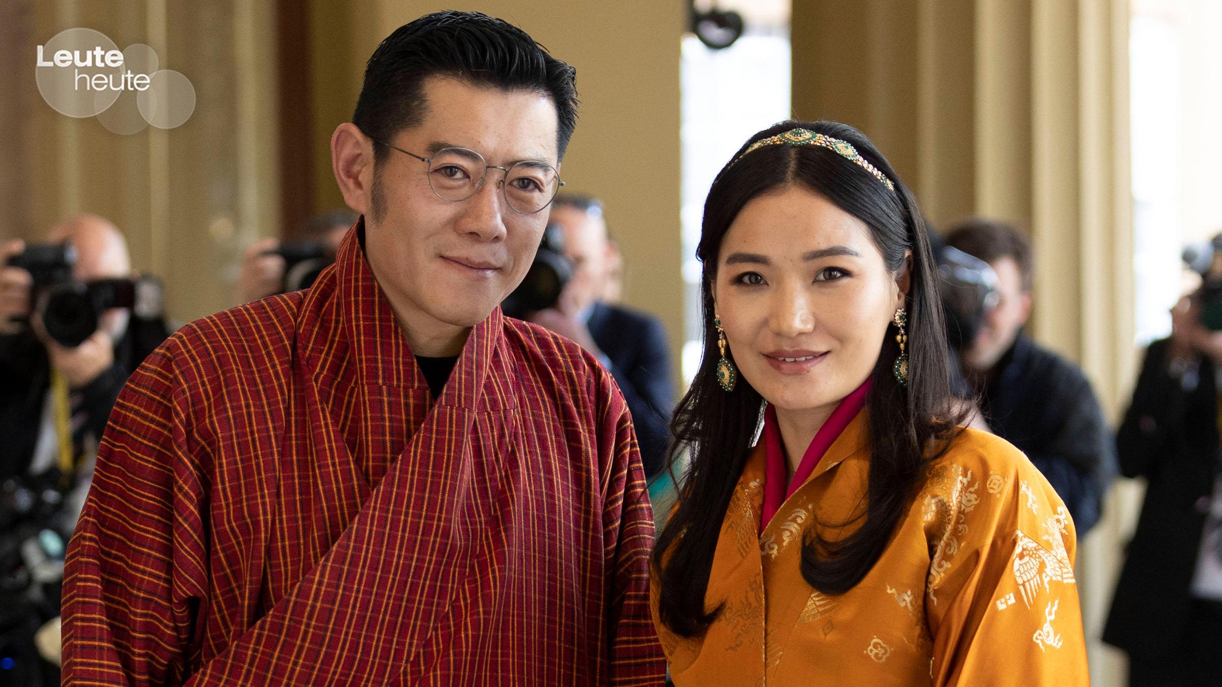 König Jigme Khesar Namgyel  und Königin Jetsun Pema von Bhutan