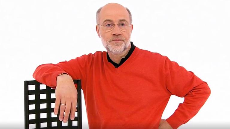 Harald Lesch im Studio von Frag den Lesch