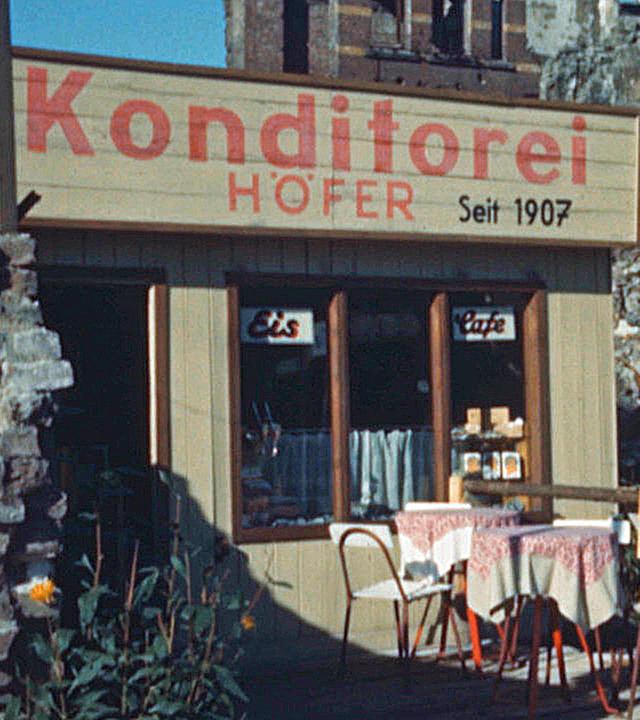 Konditorei in Köln 1948