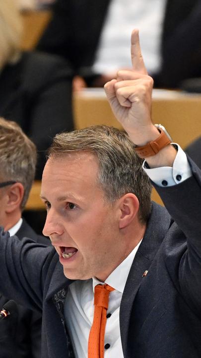 Thüringen, Erfurt: Andreas Bühl (CDU), Parlamentarischer Geschäftsführer, meldet sich zur Geschäftsordnung während der konstituierenden Sitzung des Landtags. 