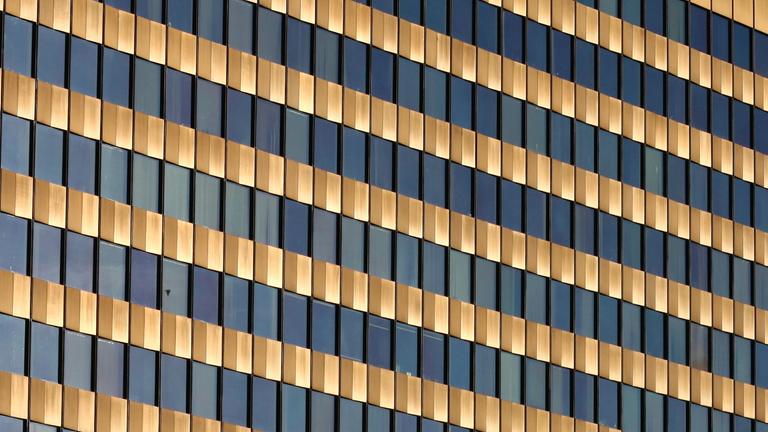 Detail vom ZDF Hochhaus Mainz-Lerchenberg