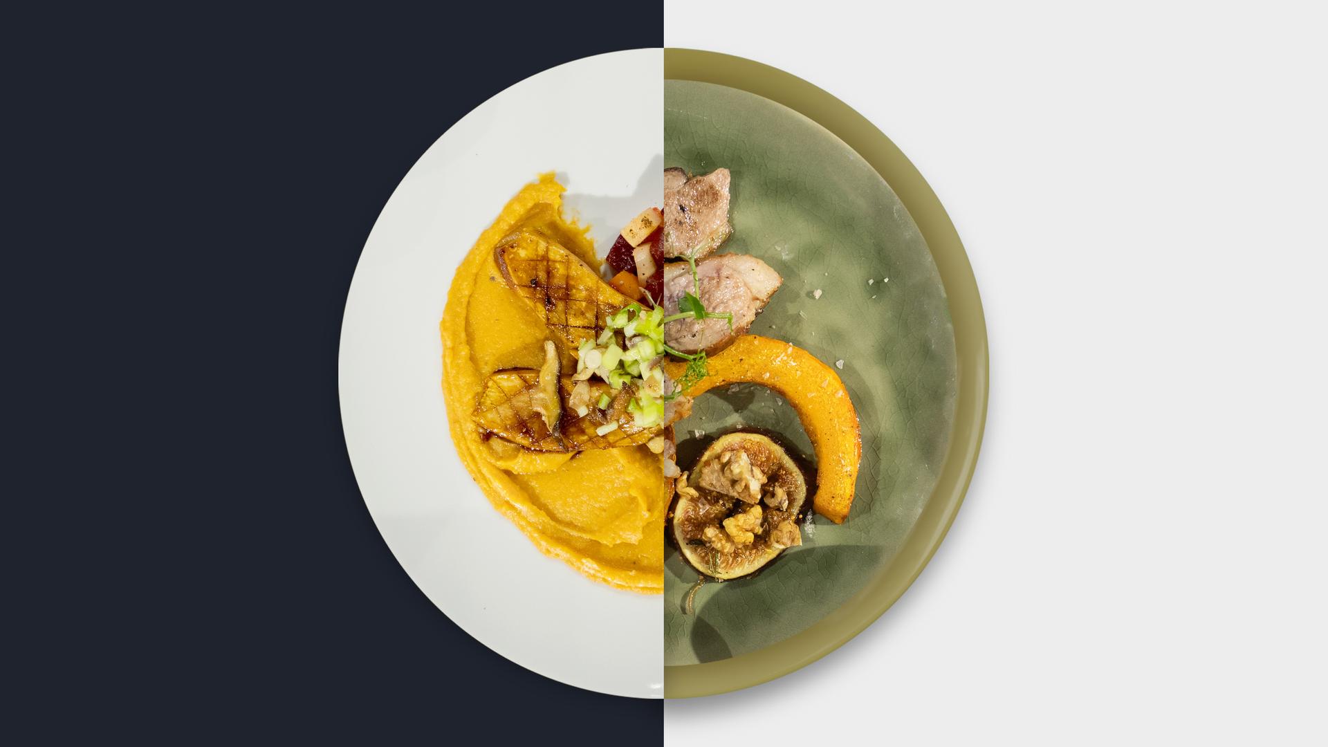 Kräuterseitling vs. Entenbrust