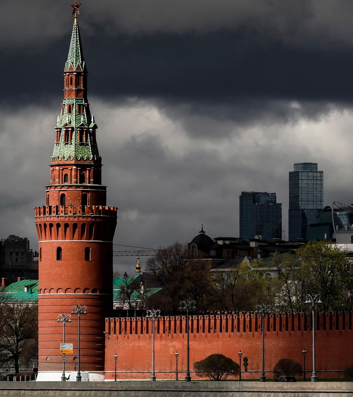 Archiv: Der Kreml in Moskau, aufgenommen am 04.05.2022