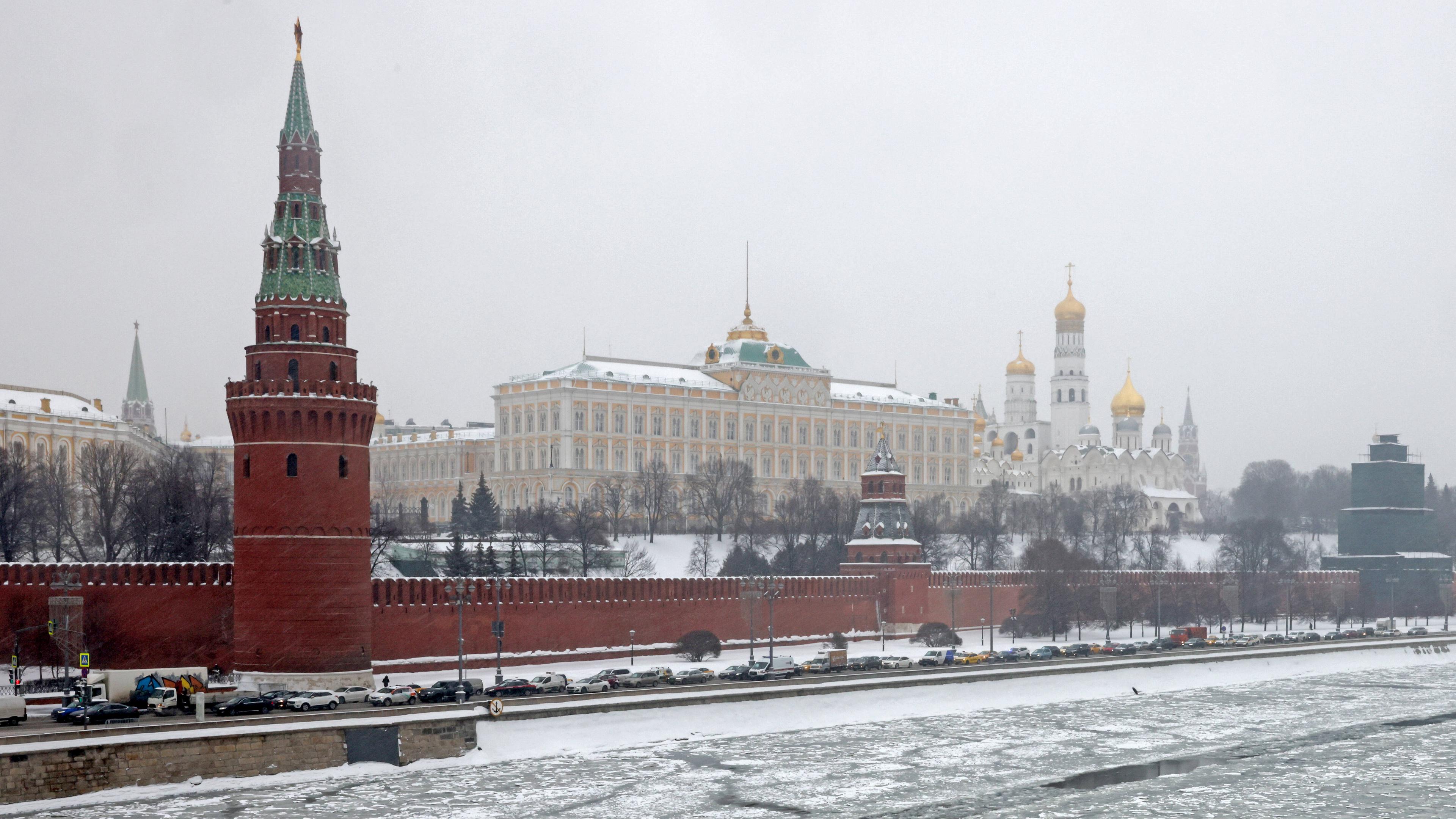 Ein Blick auf den Moskauer Kreml