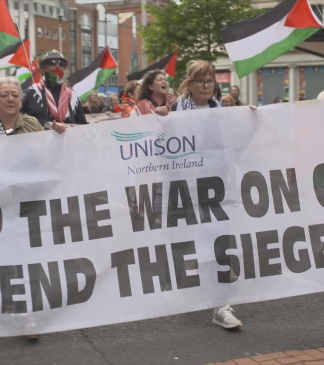 Proteste in Irland gegen den Krieg in Gaza