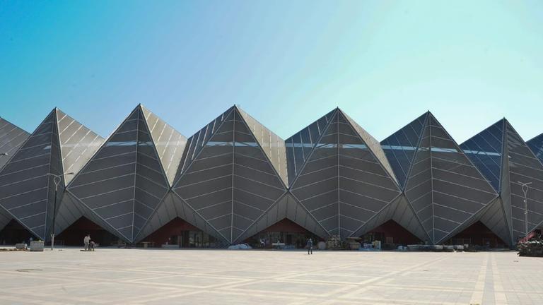Die Kristallhalle in Baku