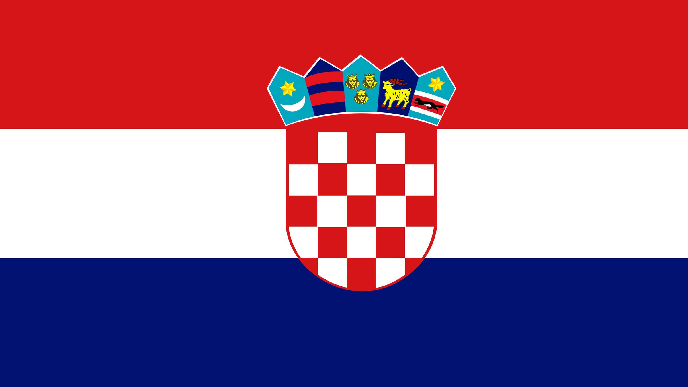 Kroatische Flagge