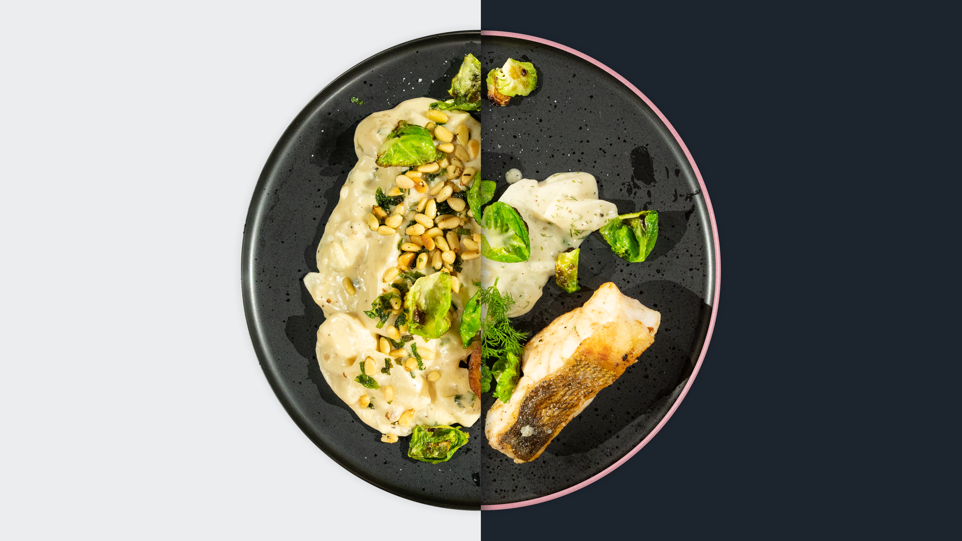 Kross gebratenes Zanderfilet mit rahmigen Schwarzwurzeln