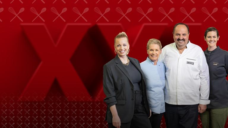 Die Küchenschlacht XXL mit Zora Klipp, Cornelia Poletto, Johann Lafer und Viktoria Fuchs.