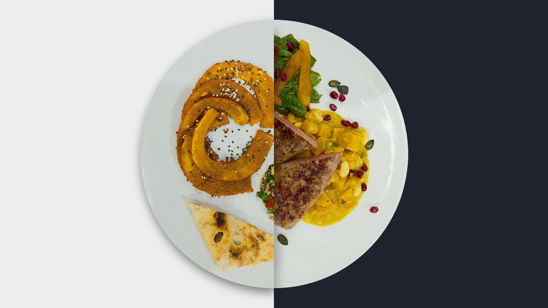 Kürbis-Spalten vs. Orientalisches Kürbisragout vom 19. September 2023