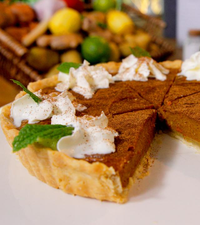 Pumpkin Pie - Kürbiskuchen