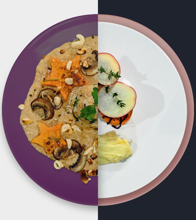 Kürbistaler vs. Pastinakenpüree