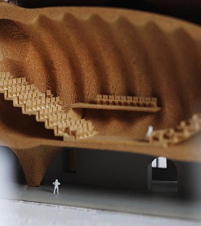 Ein Modell von einem modernen Konzertsaal