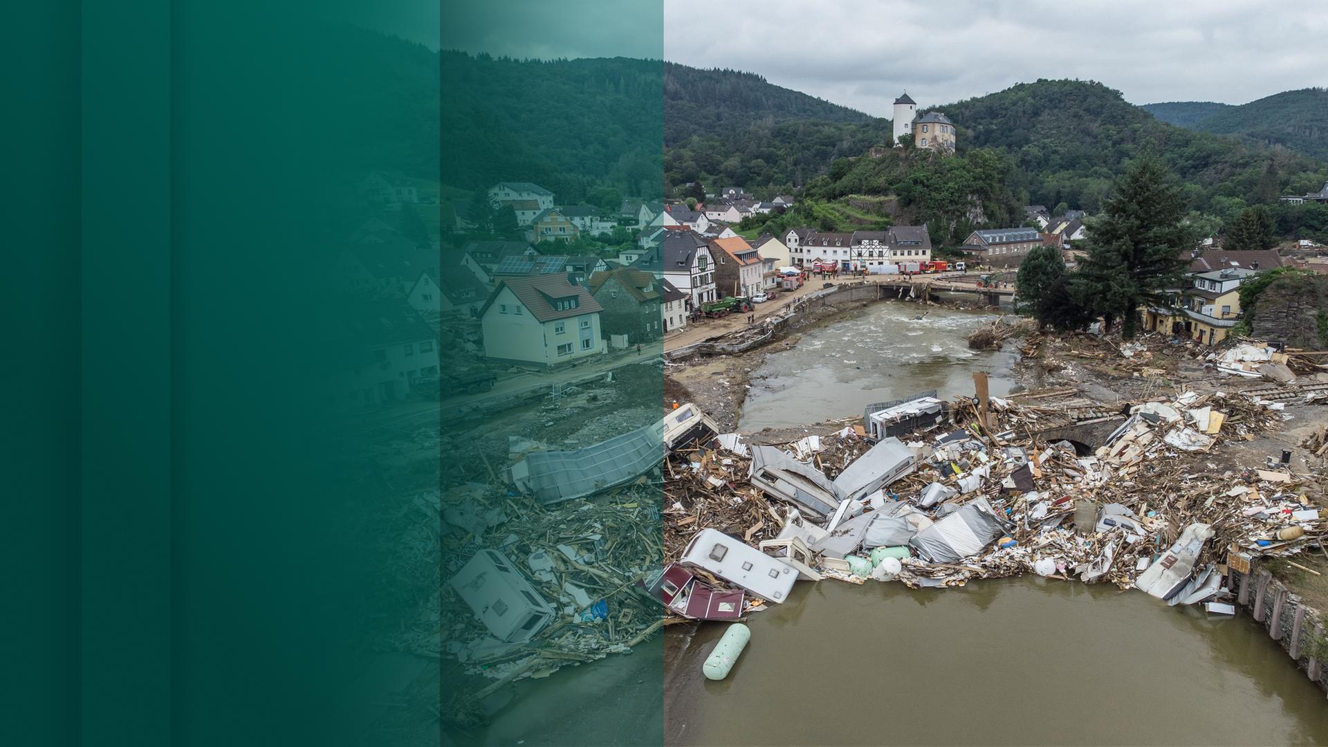 Ahrtal Verwüstung nach der Flut 