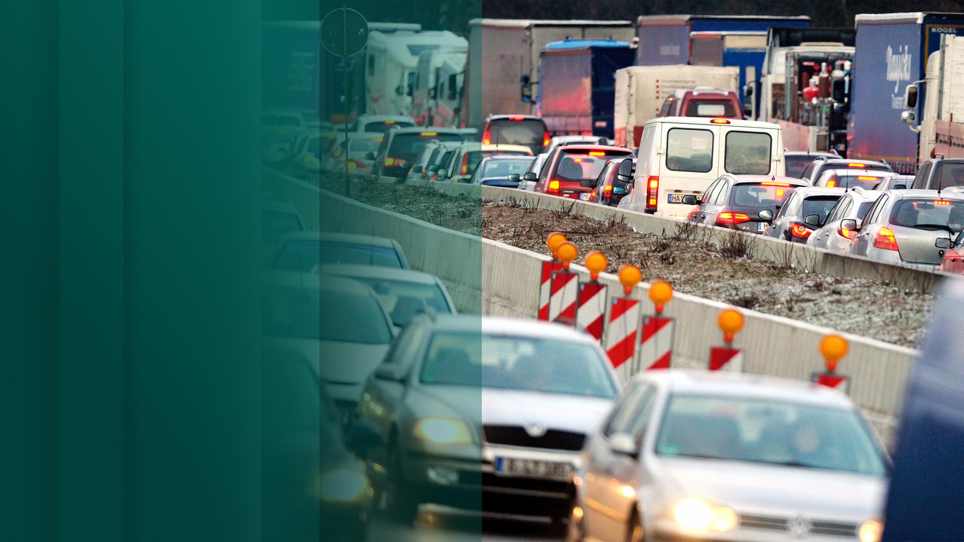 Infrastruktur in NRW - Stau auf der A 46