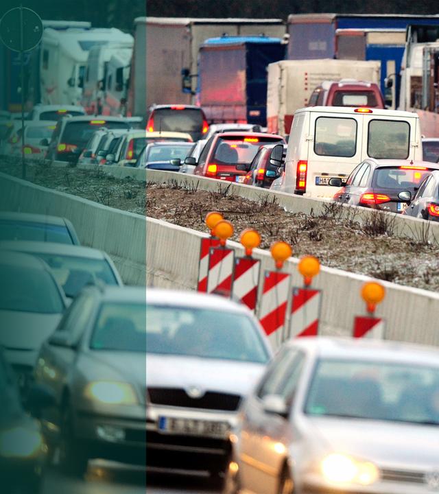 Infrastruktur in NRW - Stau auf der A 46