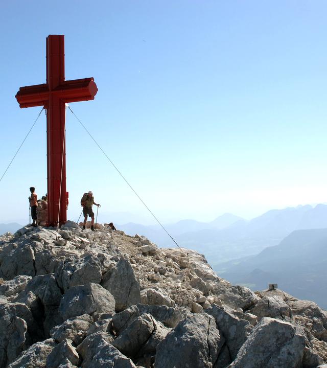 Blick vom Dachstein zum Großglockner