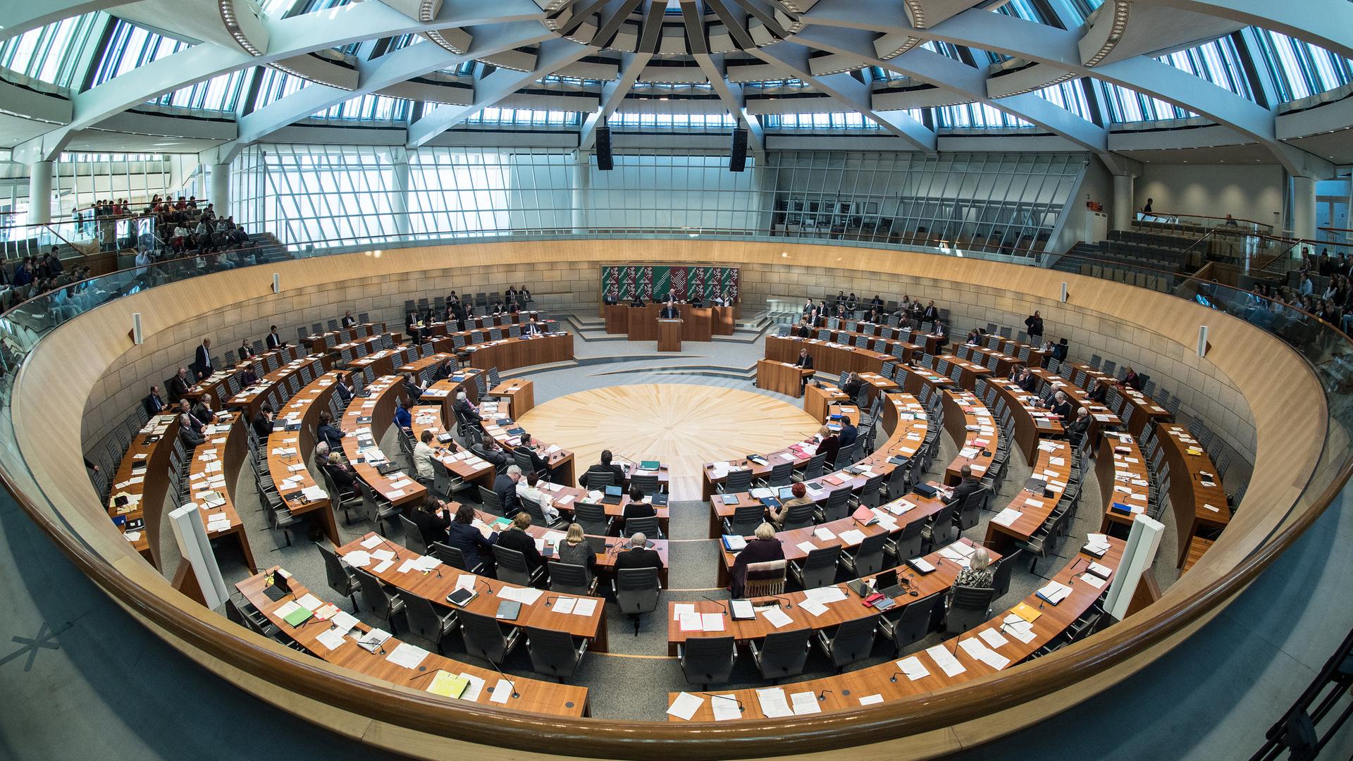sitzung des nrw- landtags