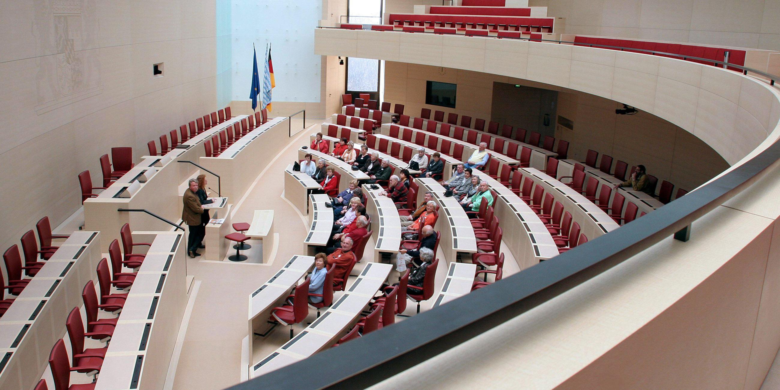 Plenarsaal des Bayerischen Landtags