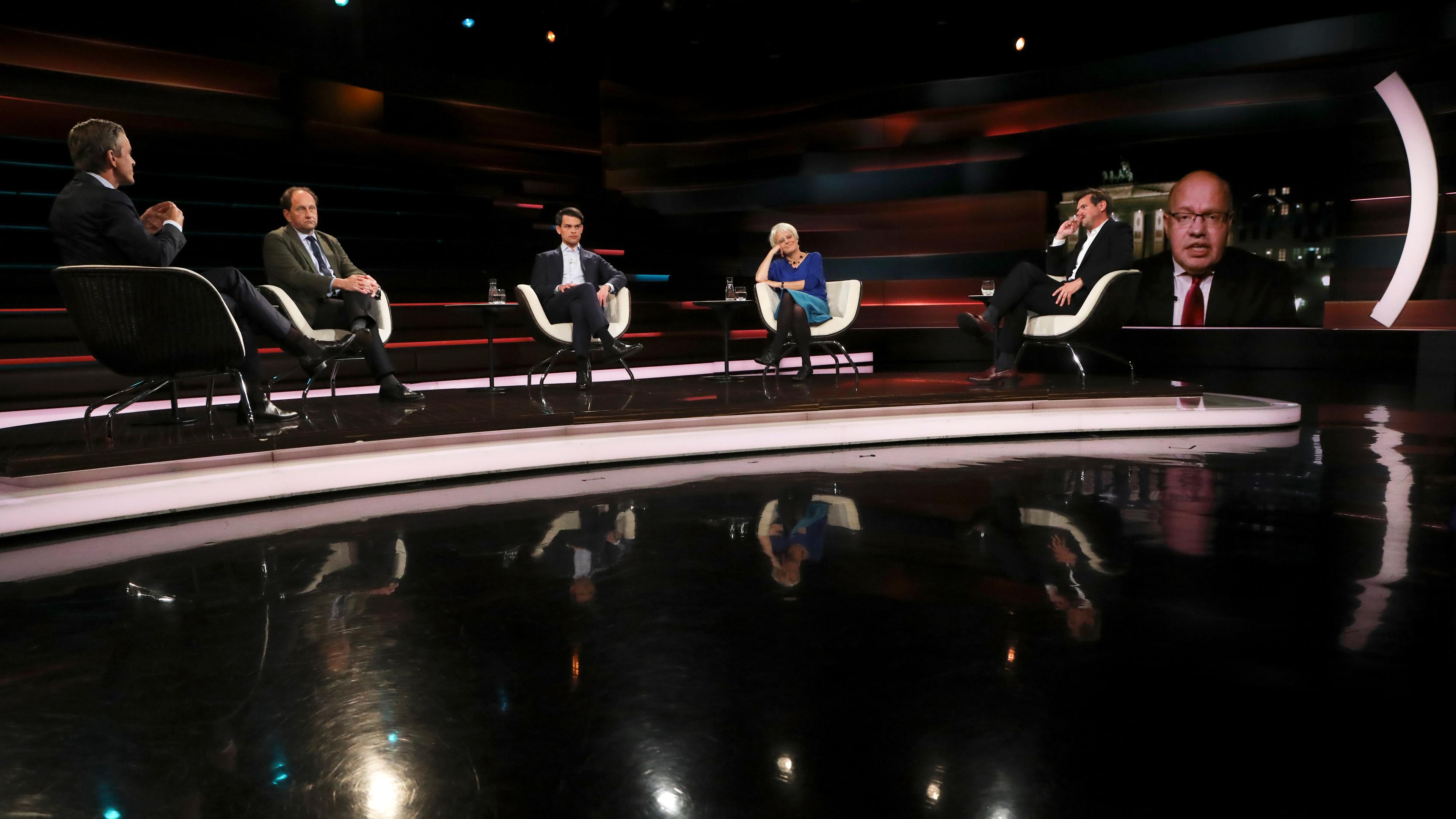 Markus Lanz, Alexander Graf Lambsdorff, Christoph Ploß, Ulrike Herrmann, Gregor Peter Schmitz