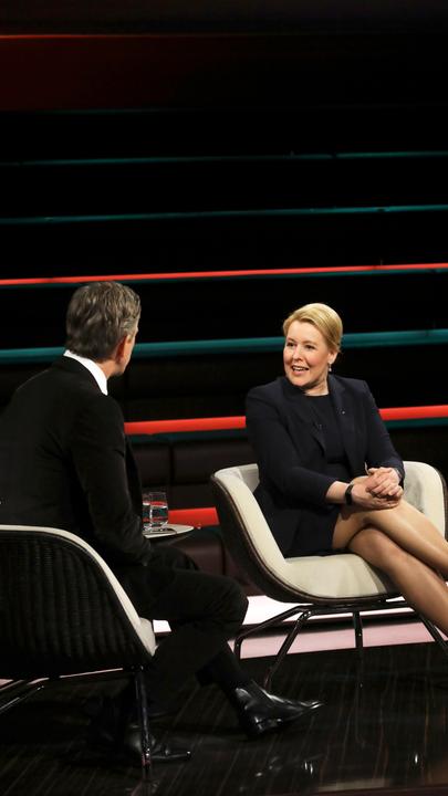 Franziska Giffey bei Markus Lanz