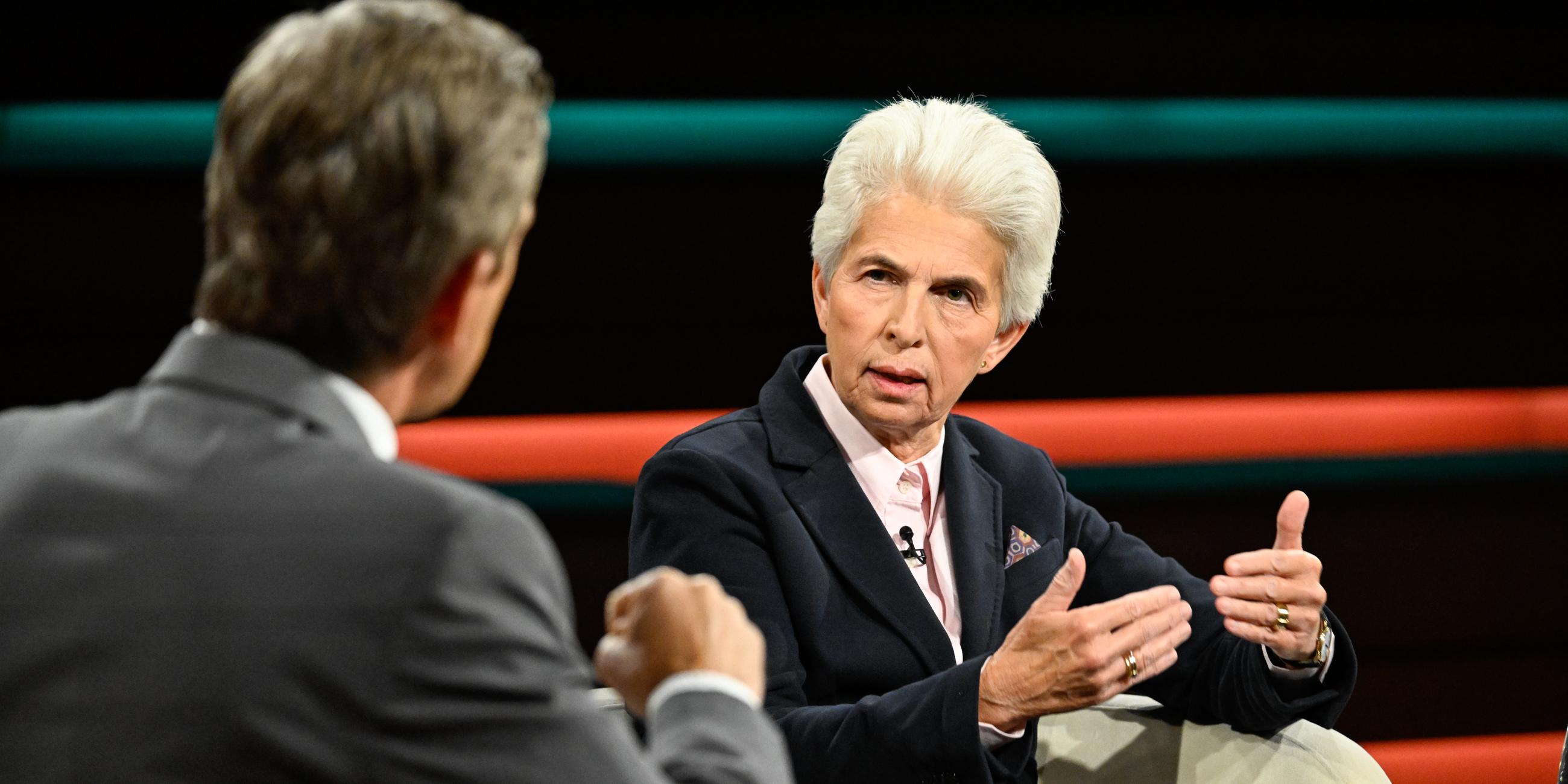 Marie-Agnes Strack-Zimmermann bei Markus Lanz