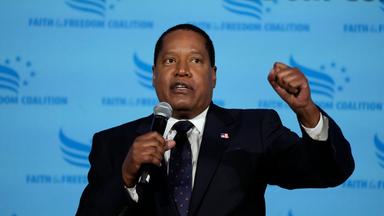 Larry Elder, candidato presidencial republicano de Estados Unidos