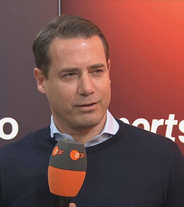 Der Geschäftsführer Sport des BVB Lars Ricken im ZDF-Interview
