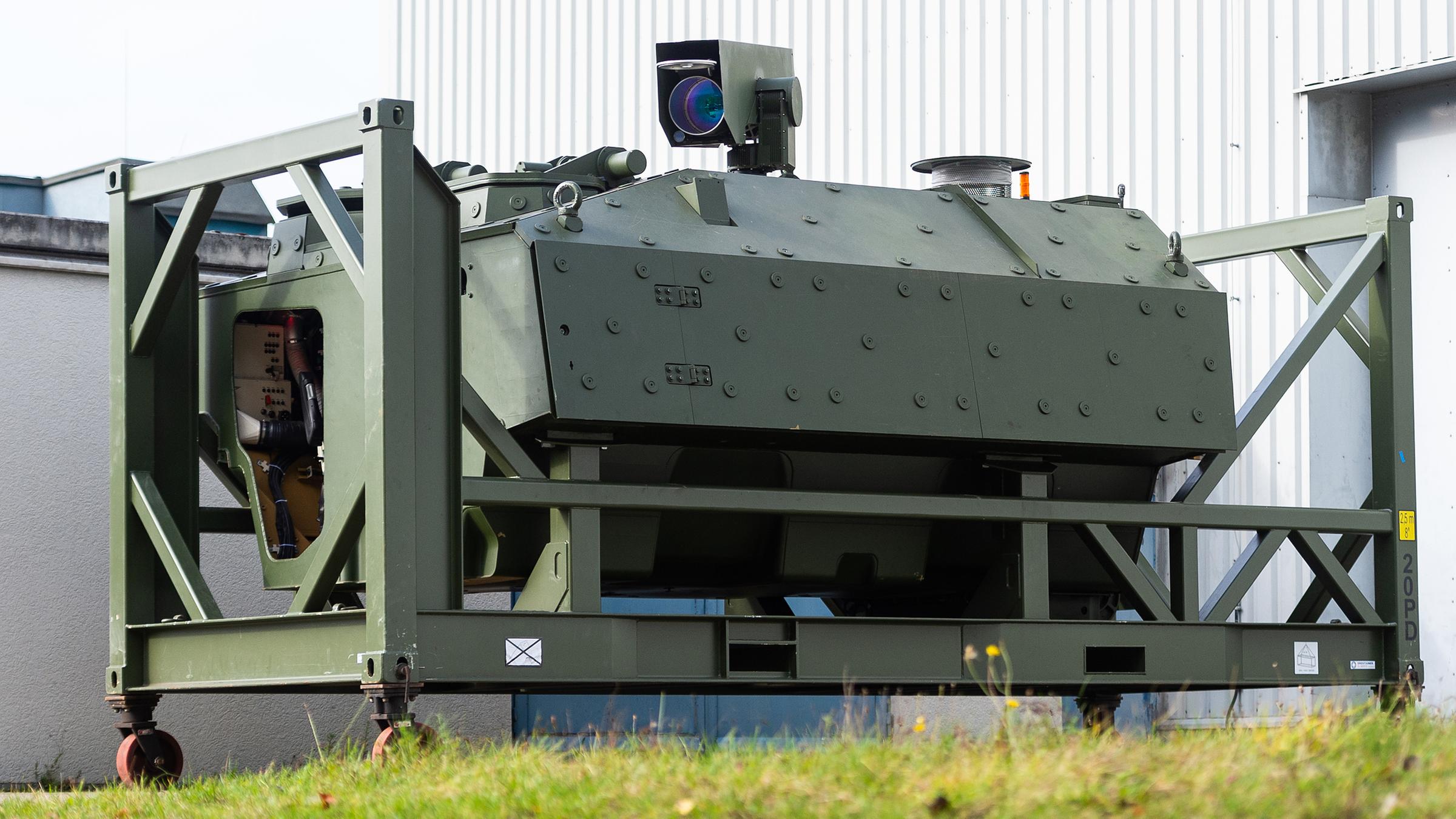 The sea hit the unmanned aerial vehicle with a laser News Unrolled