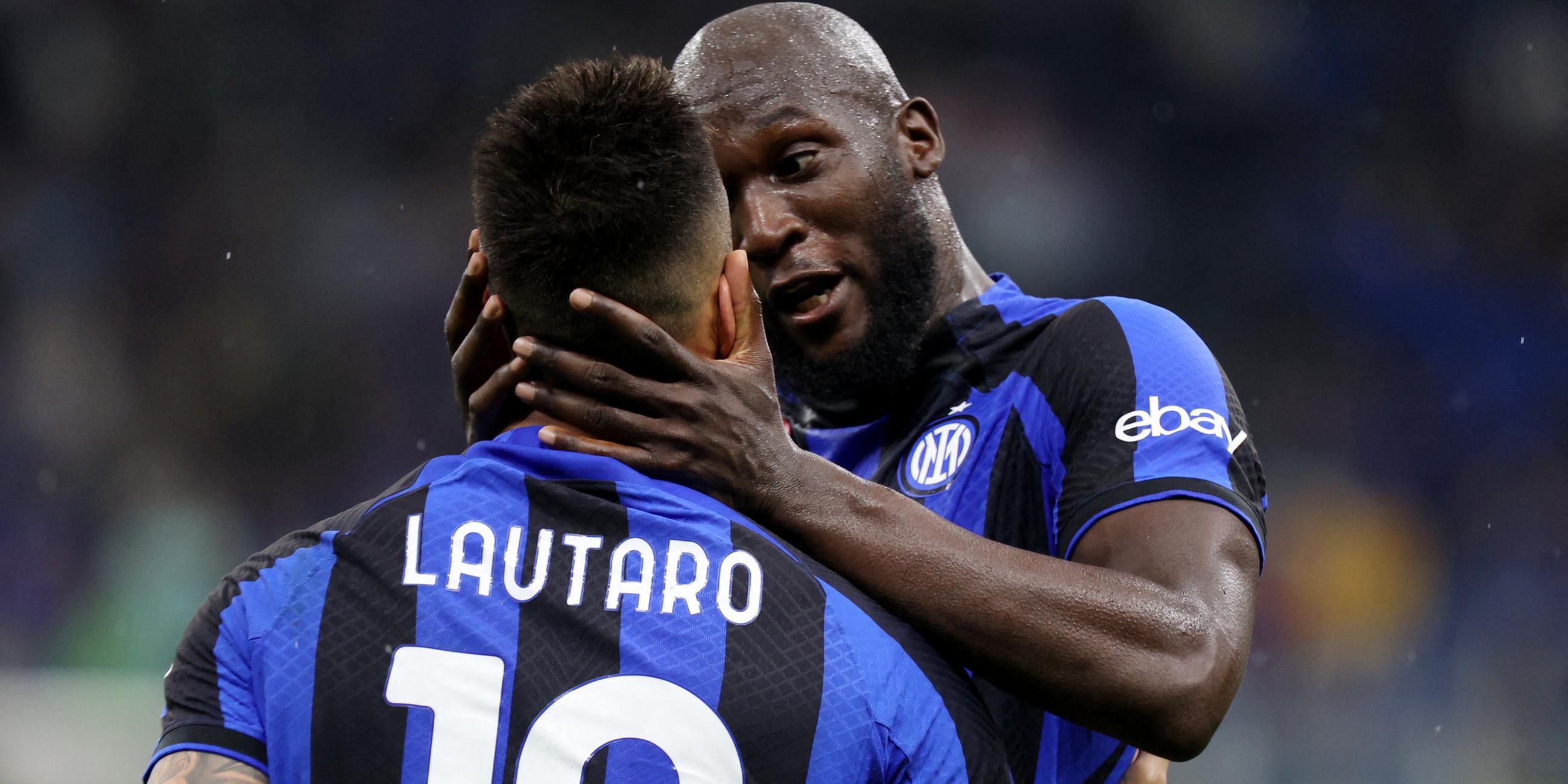 Serie A, Inter Milan - Atalanta: Lautaro Martinez jubelt mit Romelu Lukaku