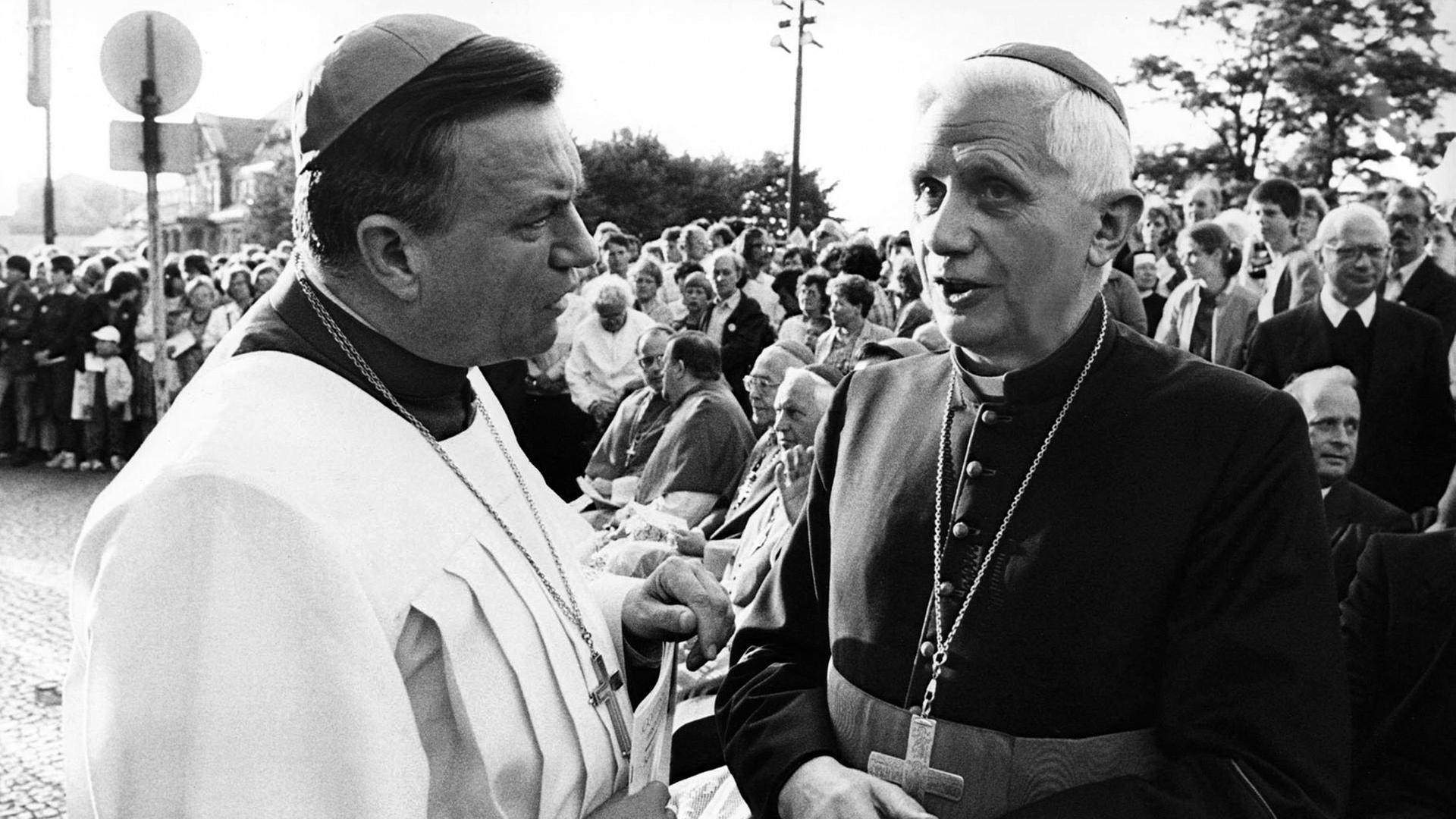 Karl Lehmann (li) und Joseph Ratzinger