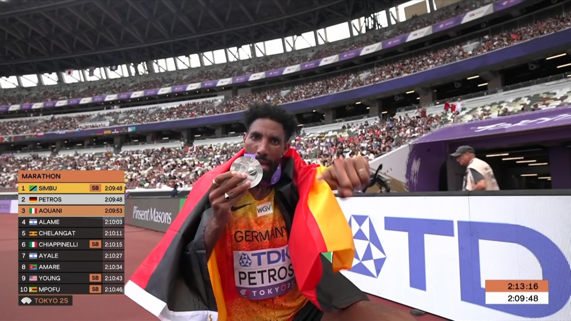 Silber-Sensation beim Marathon