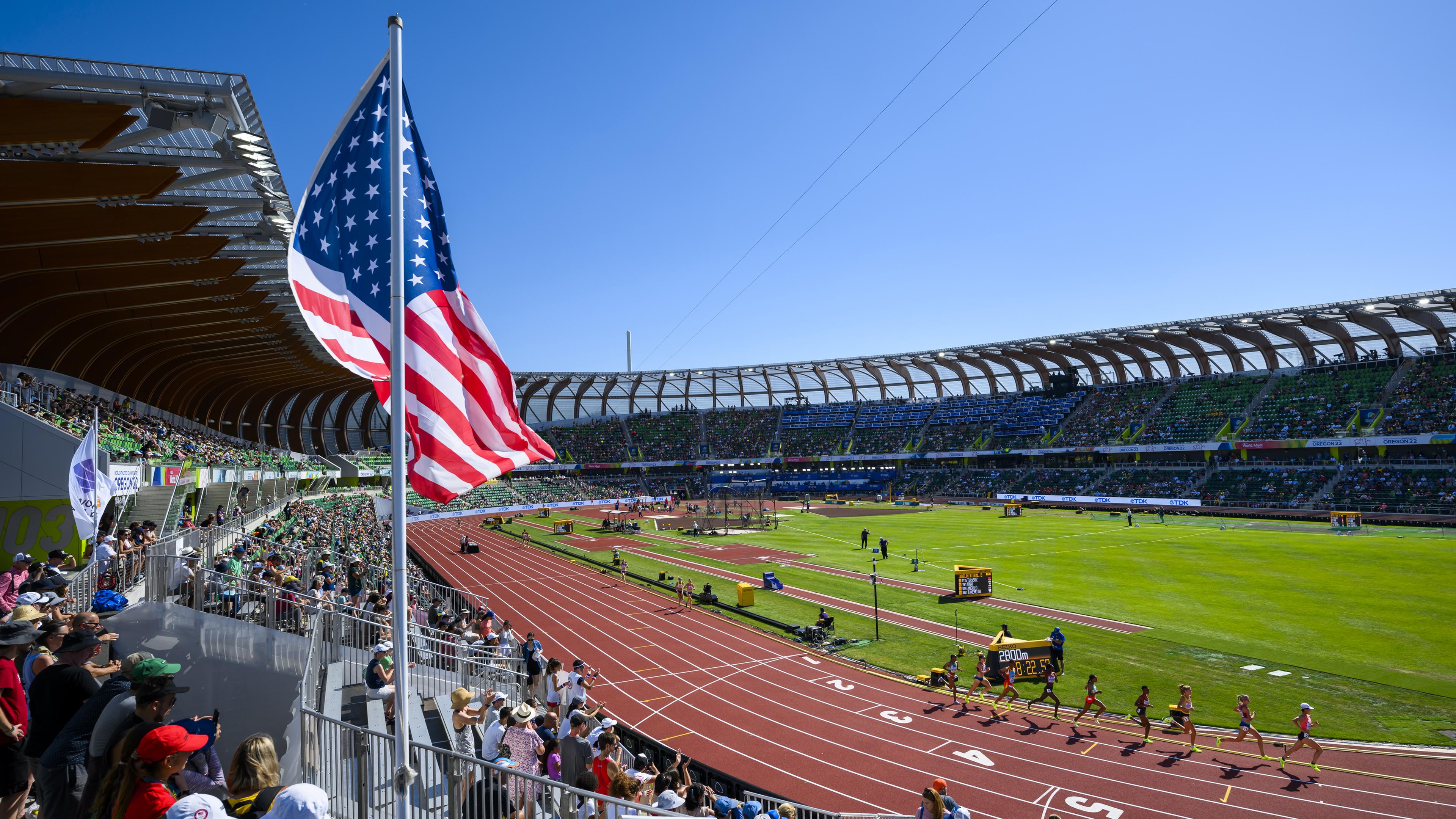 Eugene 2022 Leichtathletik in den USA nur Nischen-Sport