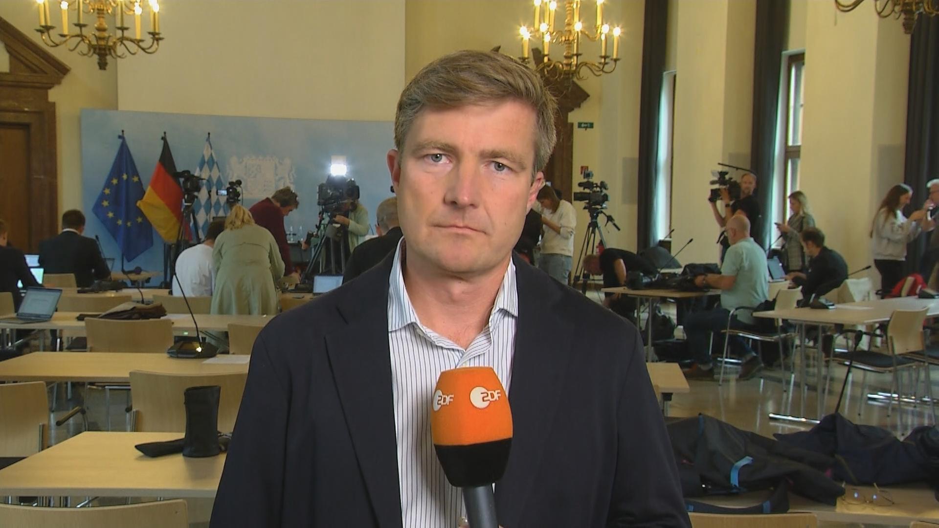 ZDF-Korrespondent Stefan Leifert zugeschaltet aus Bayern