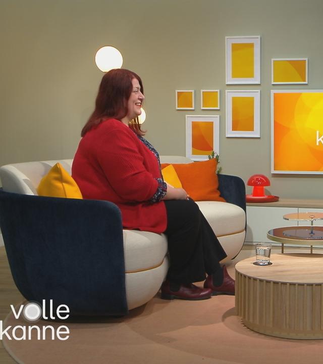 Florian Weiss und Veronika Kirberg auf dem "Volle Kanne"-Sofa