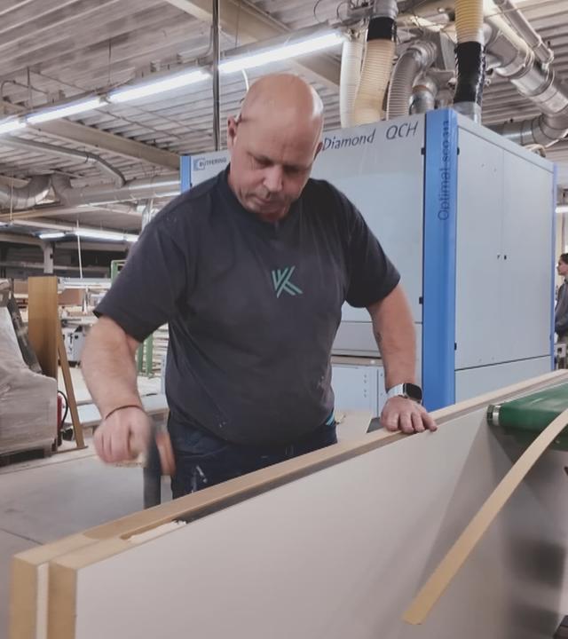 Arbeiter bei der Arbeit