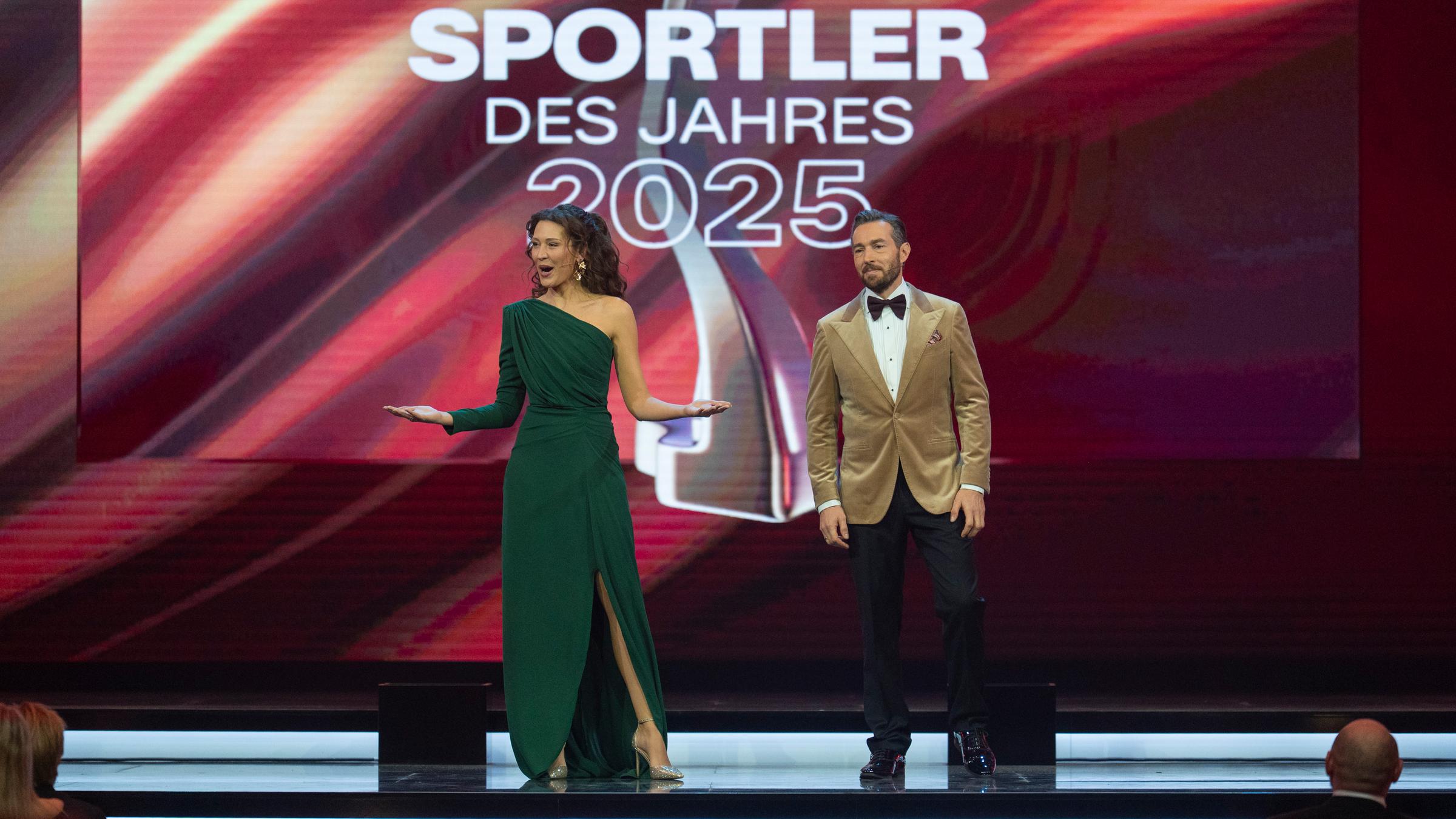 Lena Kesting und Sven Voss bei der Gala Sportler des Jahres 2025