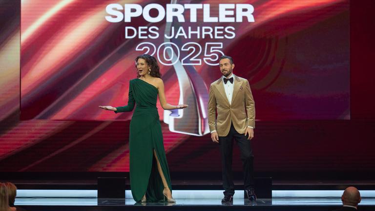 Lena Kesting und Sven Voss bei der Gala Sportler des Jahres 2025