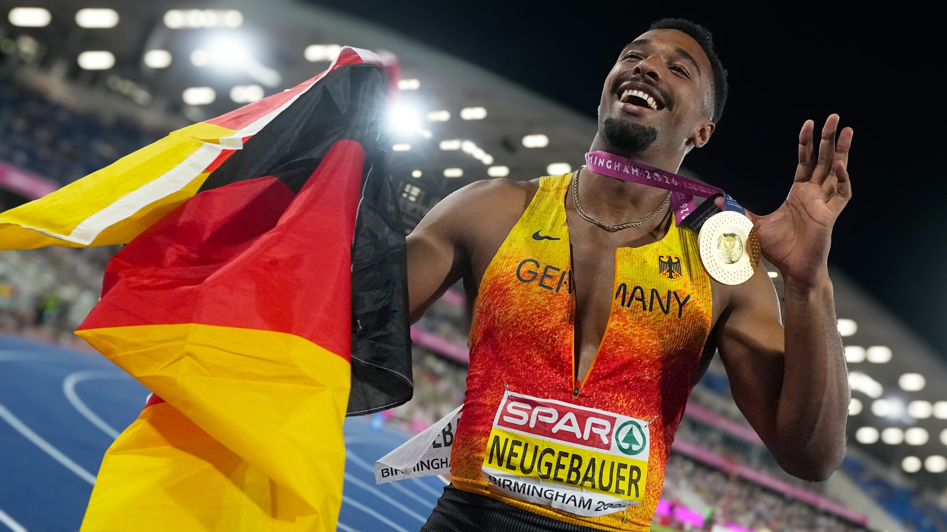 Leo Neugebauer gewinnt Gold im Zehnkampf der Leichtathletik-EM in Birmingham