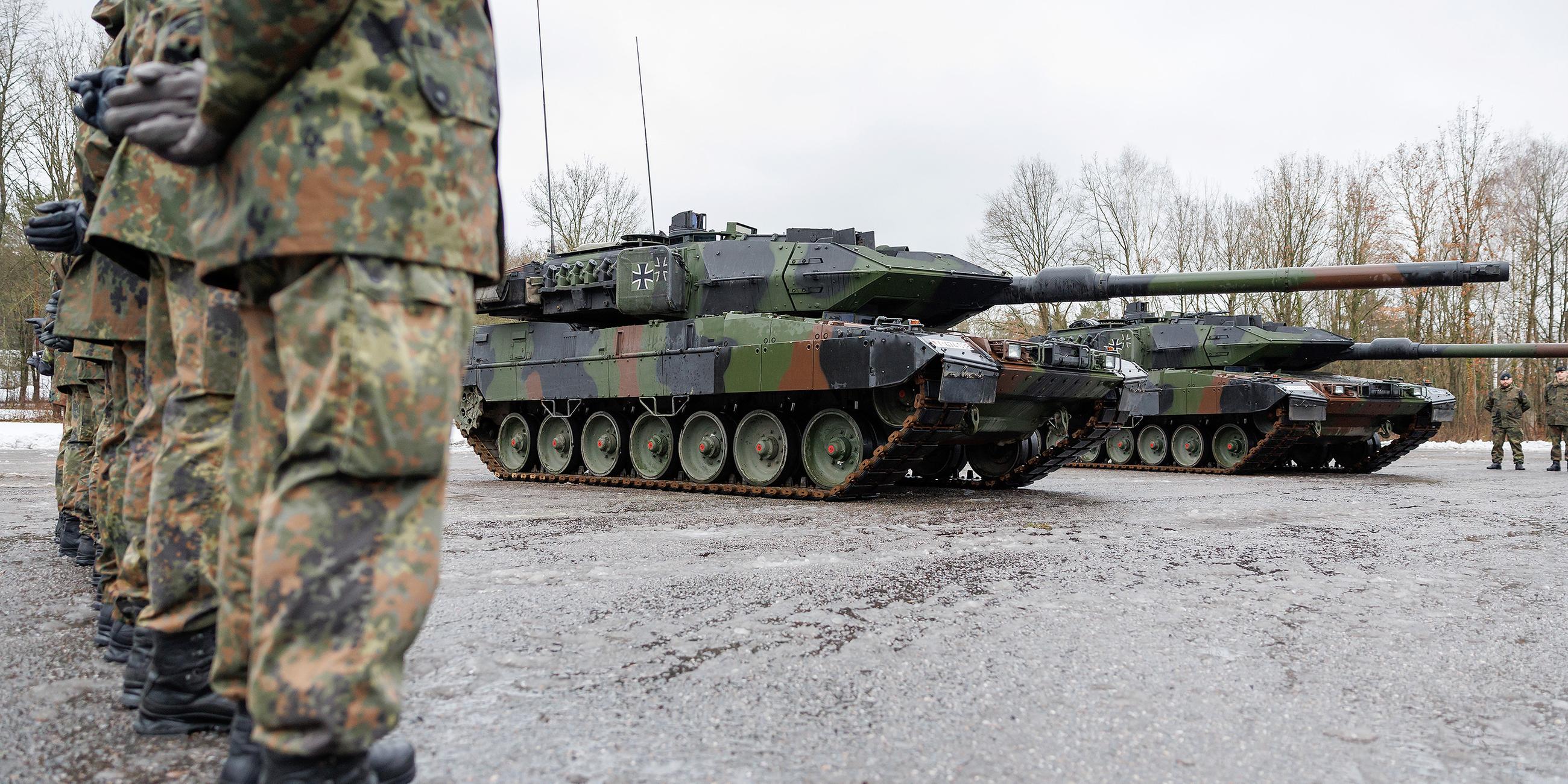 Panzer Leopard 2 A7V der Bundeswehr