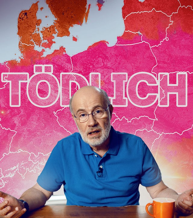 Harald Lesch sitzt vor Europakarte mit dem Schriftzug "Tödlich"