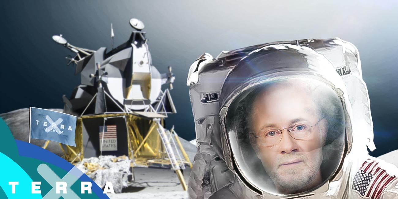 Harald Lesch im Raumanzug