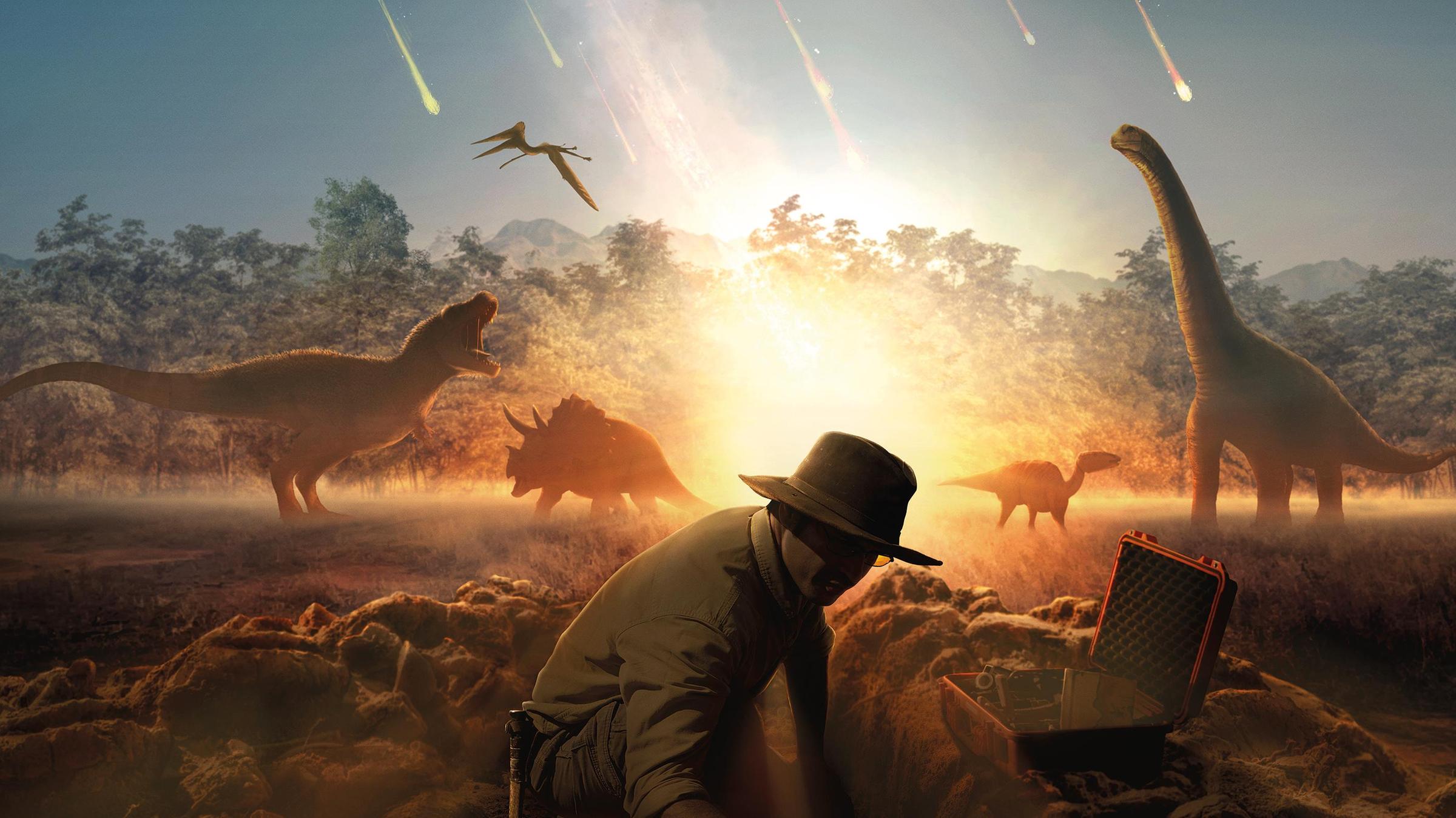 Dinosaurier und Forscher (Animation)