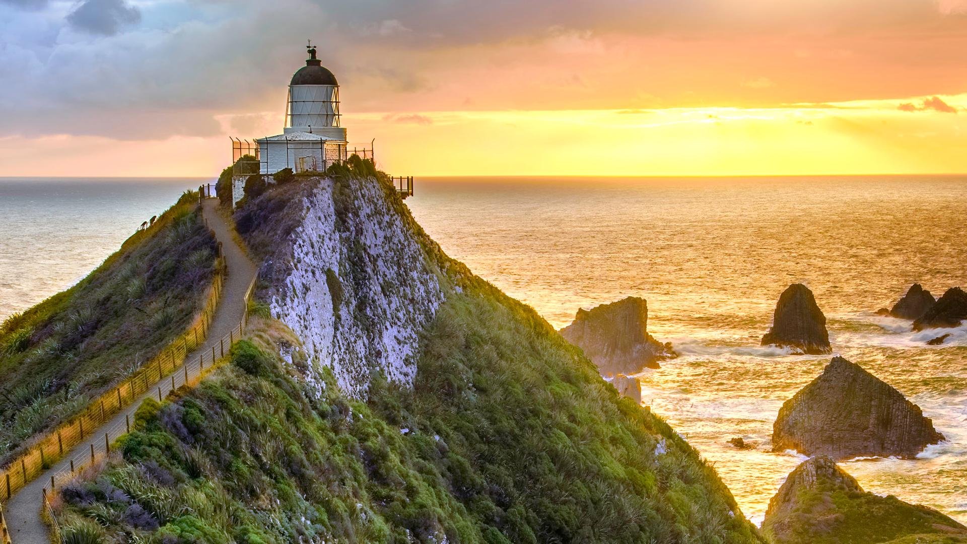 Leuchtturm auf Neuseeland