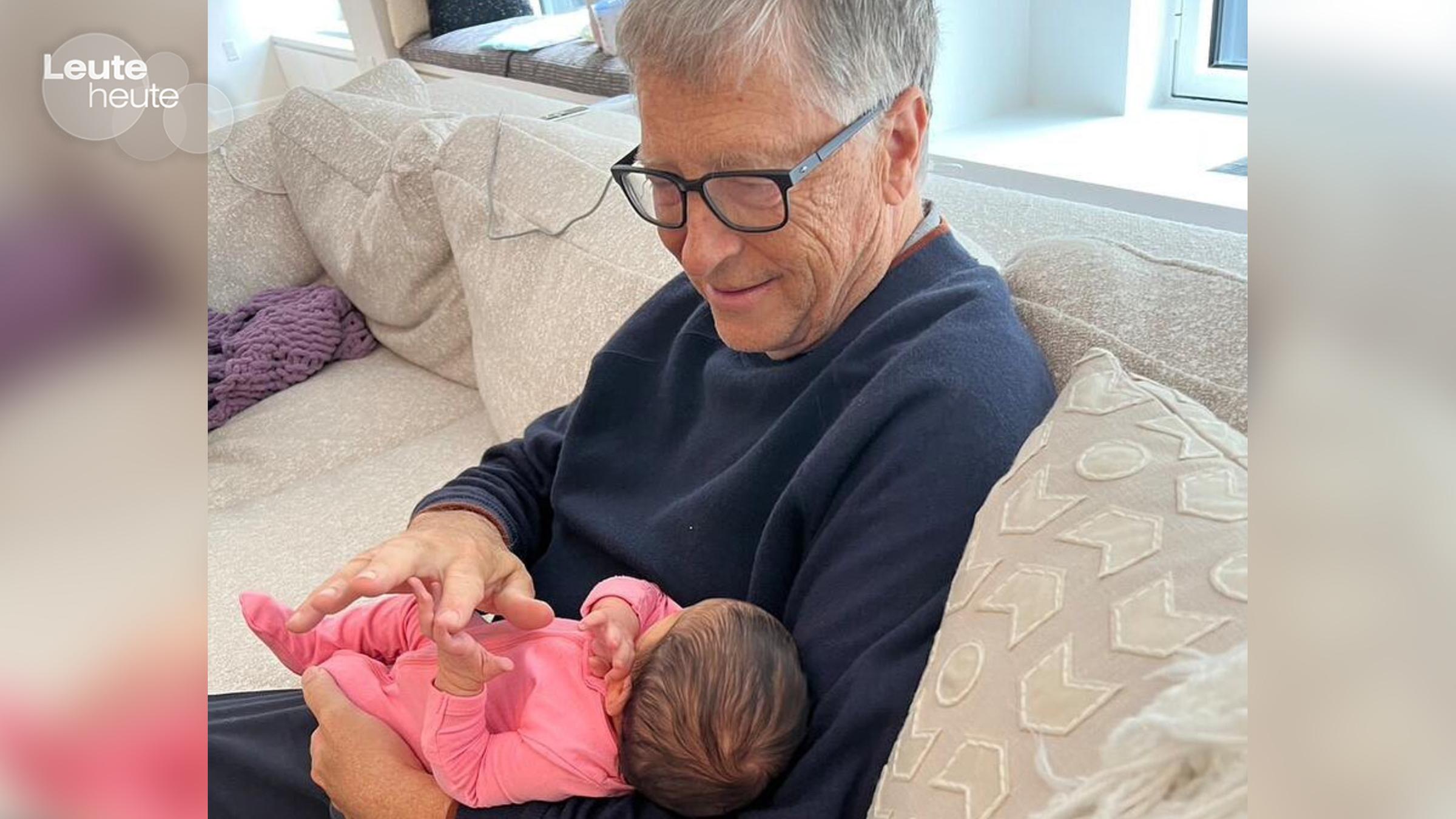  Bill Gates mit Enkelkind
